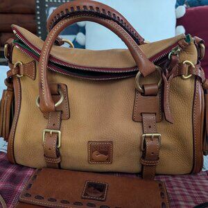 Dooney And Bourke Florentine Satchel w/ Matching Wallet